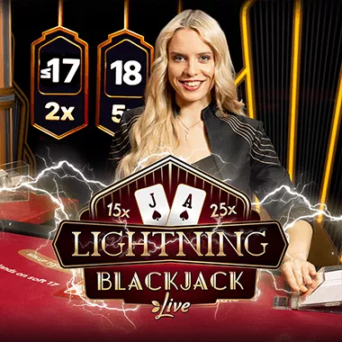 Lightning Blackjack — original live game cover